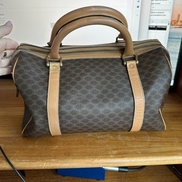 Vintage Celine Macadam Boston Bag - Picture 3 of 8